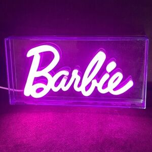 Barbie Pink Neon Logo Sign